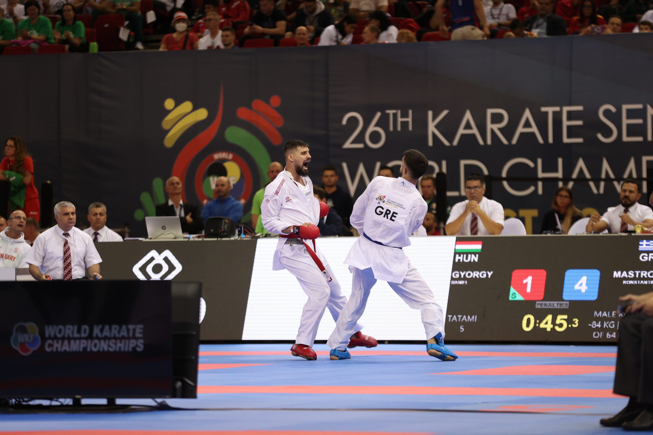 Kimagasló magyar sikerek az első hazai Karate Világbajnokságon